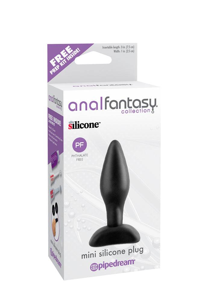 Pipedream - Anal Fantasy - Silicone Plug - Black - Assorted Sizes Black Mini Sex Toy - Tophatter Daily Deals
