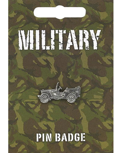 MILITARY JEEP PEWTER PIN Pin Badge - Tophatter Daily Deals