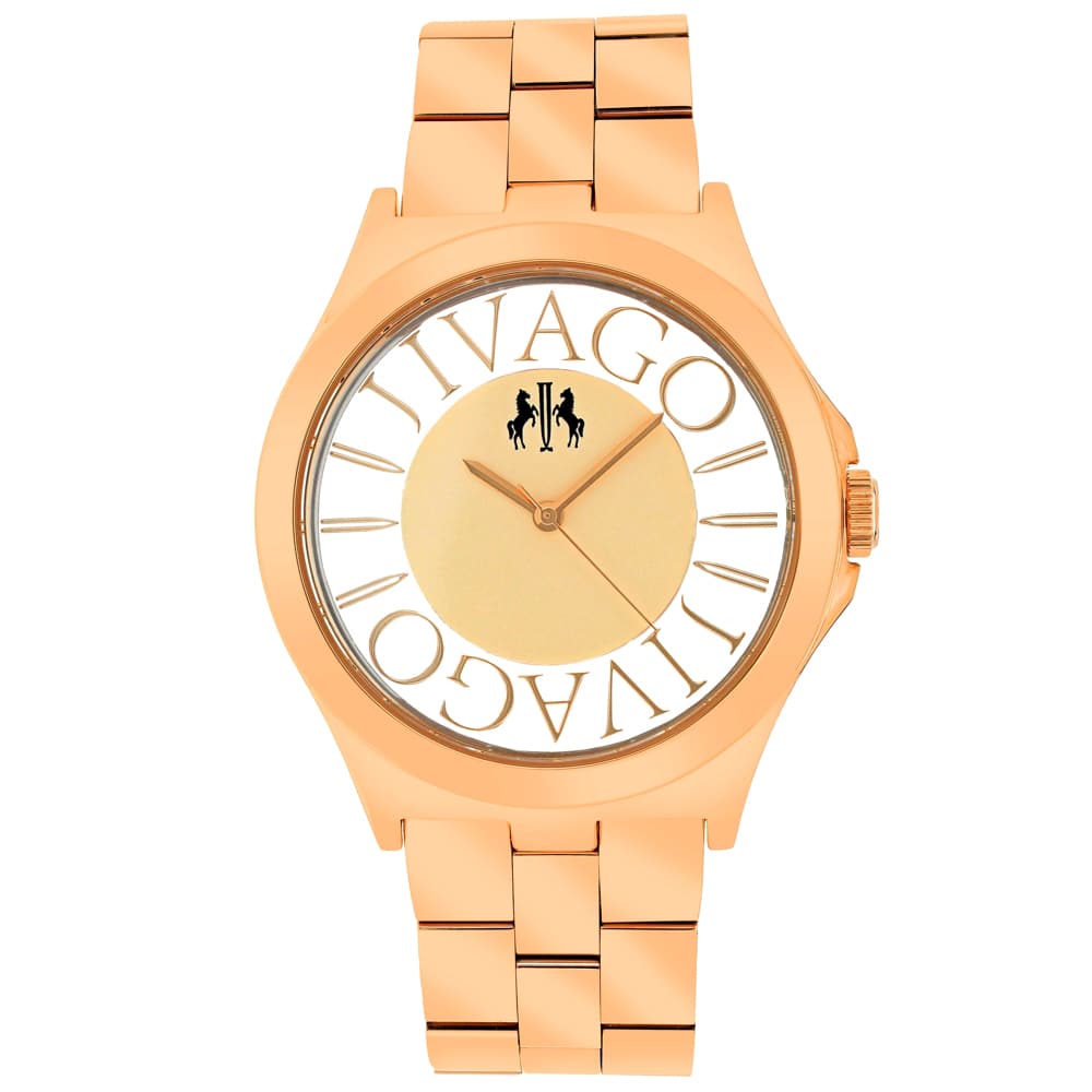 Jivago Women's Fun // JV8411 Rose gold Watches - Tophatter Daily Deals