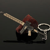 21 in 1 World Famous Assault Rifle Gun Keychain Metal Pendant For Military Hobby MK 107 - Tophatter Daily Deals