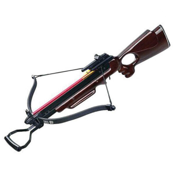 150 lbs Recurve Open Frame Wood Stock Rifle Crossbow - Tophatter's Guns'N'Weapons Store Collectible Weapons - Tophatter Daily Deals