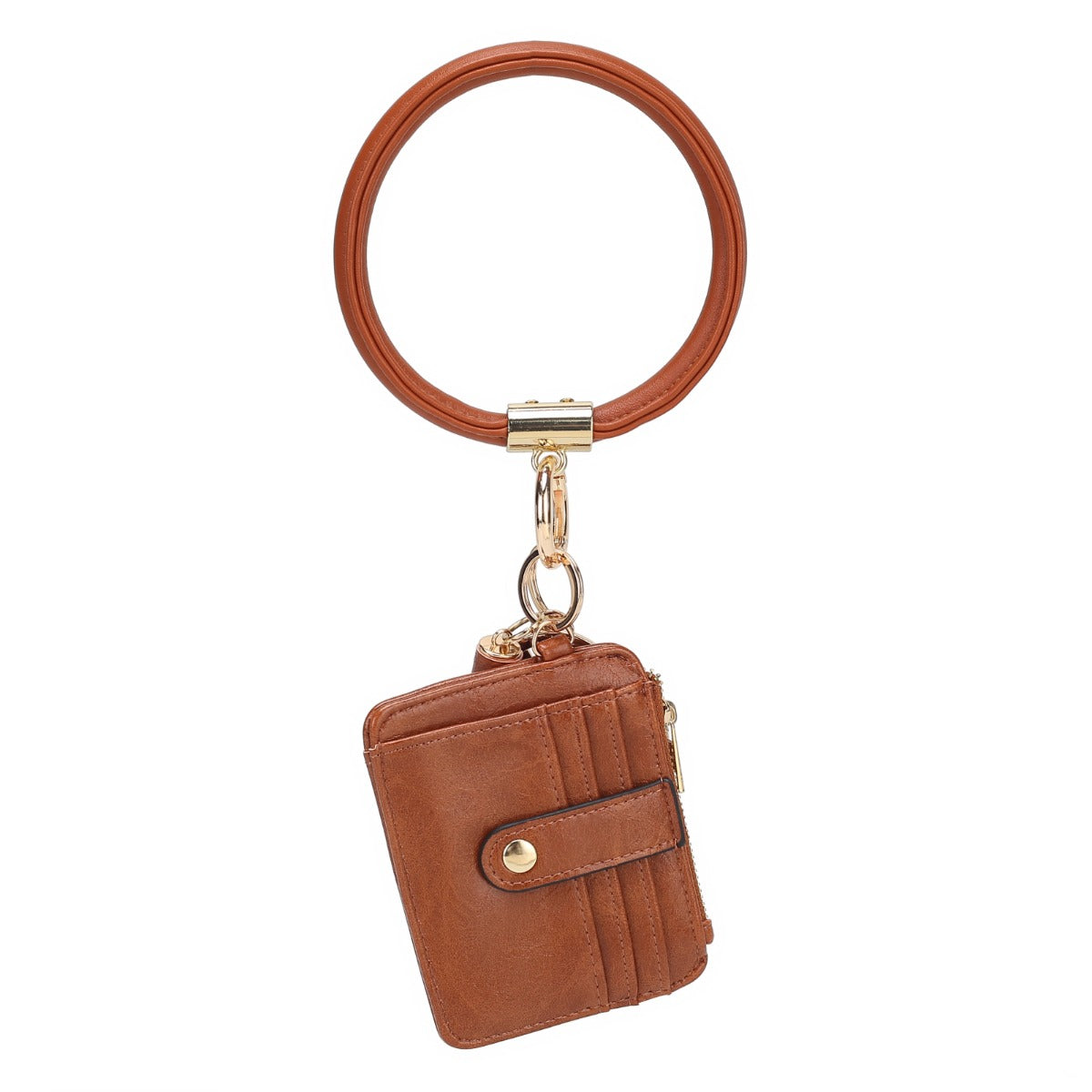 MKF Collection Women's Jordyn Bracelet Wallet Cognac Brown Bags - Tophatter Daily Deals