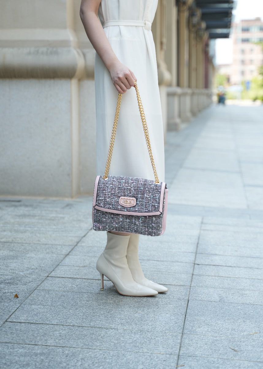 MKF Collection Women's Mackenzie Tweed Womens Shoulder Bag Bags - Tophatter Daily Deals