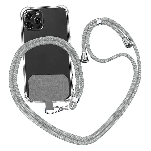 Mobile Phone Case Lanyard Gray Universal Phone Case - Tophatter Daily Deals