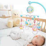 Mobile Star Projection Nursery Light Baby Rattle Toy with Music Box Remote Control Baby Gear - Tophatter Daily Deals