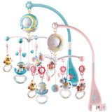 Mobile Star Projection Nursery Light Baby Rattle Toy with Music Box Remote Control Baby Gear - Tophatter Daily Deals