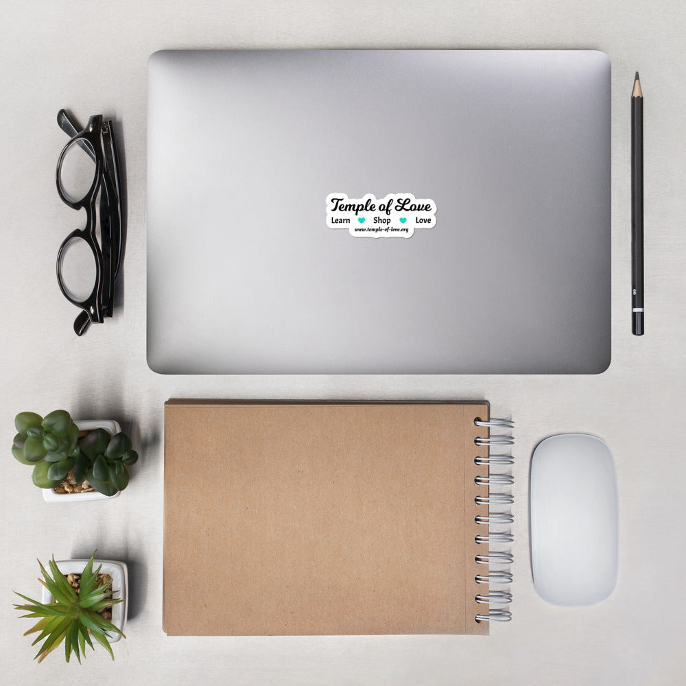 Horizontal Logo Sticker 3x3 Stickers - Tophatter Daily Deals