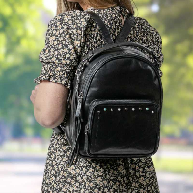 Concealed Carry Sawyer Leather Backpack Handgun Purses - Tophatter Daily Deals