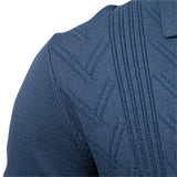 Modern Henley Polo Men Solid Color Long Sleeve Men's Clothing - Tophatter Daily Deals