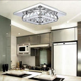 Modern LED Crystal Ceiling Lamp Indoor Lighting - Tophatter Daily Deals