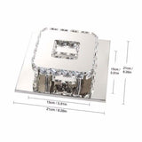 Modern LED Crystal Ceiling Lamp Indoor Lighting - Tophatter Daily Deals
