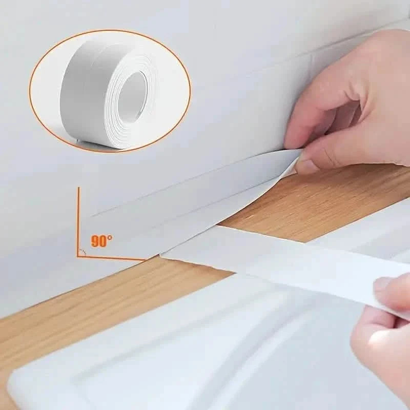 Moisture-Proof Kitchen and Bathroom Sink Gap Sticker Tape Bath - Tophatter Daily Deals
