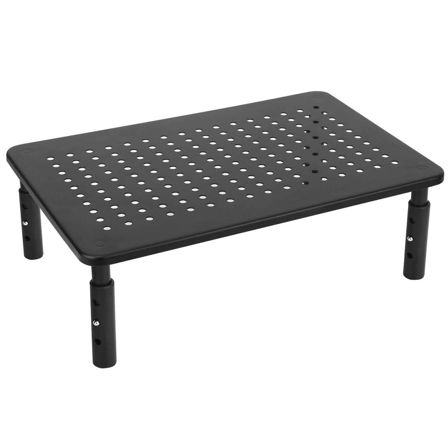 Monitor Stand Riser 3 Height Adjustable Desk Computer Accessories - Tophatter Daily Deals