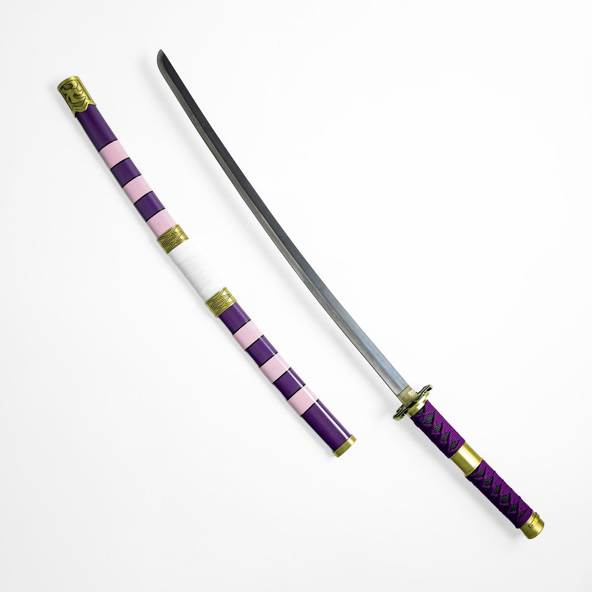 Monkey D. Luffy's "Nidai Kitetsu" Katana (Luffy Sword) 2nd Edition Anime Sword - Tophatter Daily Deals