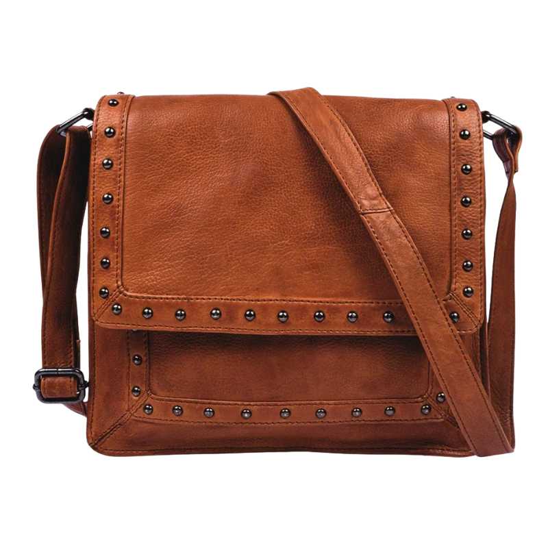 Monroe Concealed Carry Leather Crossbody Handbag Handgun Purses - Tophatter Daily Deals