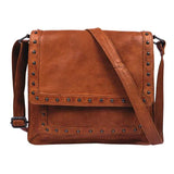 Monroe Concealed Carry Leather Crossbody Handbag Handgun Purses - Tophatter Daily Deals