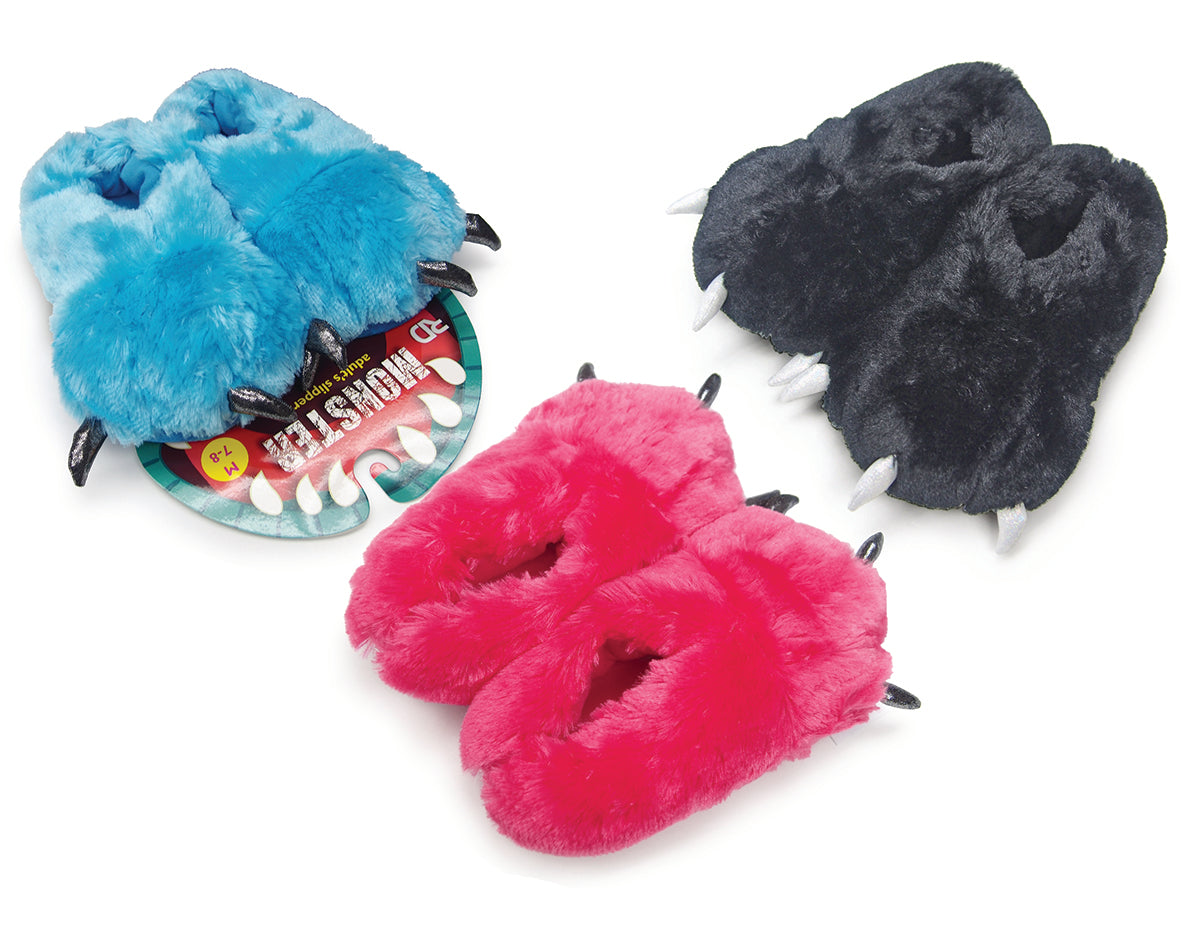 Adult Plush Monster Slippers Everything Else - Tophatter Daily Deals