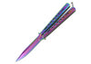 Moonlight Masquerade Rainbow Finish Butterfly Knife Collectible Weapons - Tophatter Daily Deals