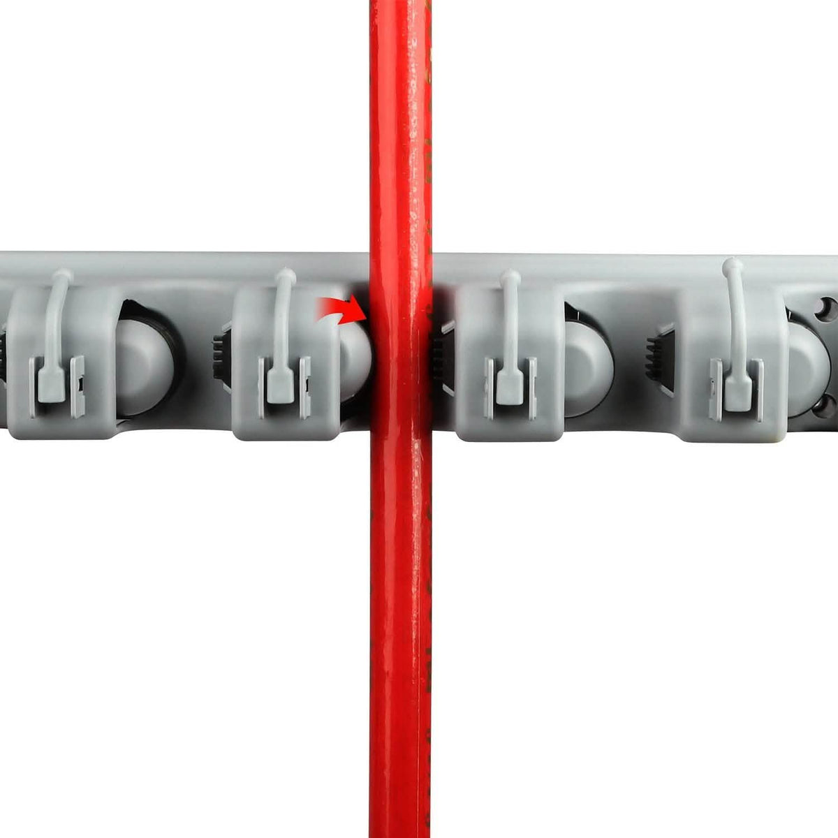 Mop Holder Wall Mount Hanger Organizer Storage Storage & Organization - Tophatter Daily Deals