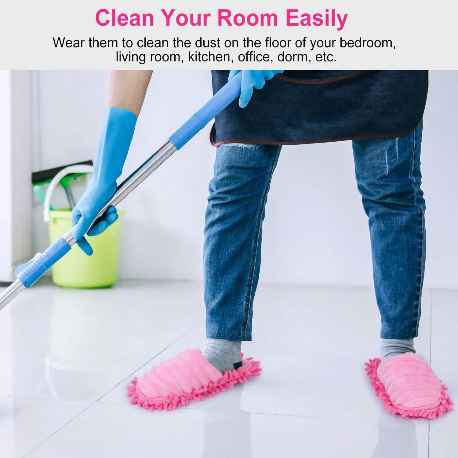 Mop Slippers Unisex Detachable Household Appliances - Tophatter Daily Deals