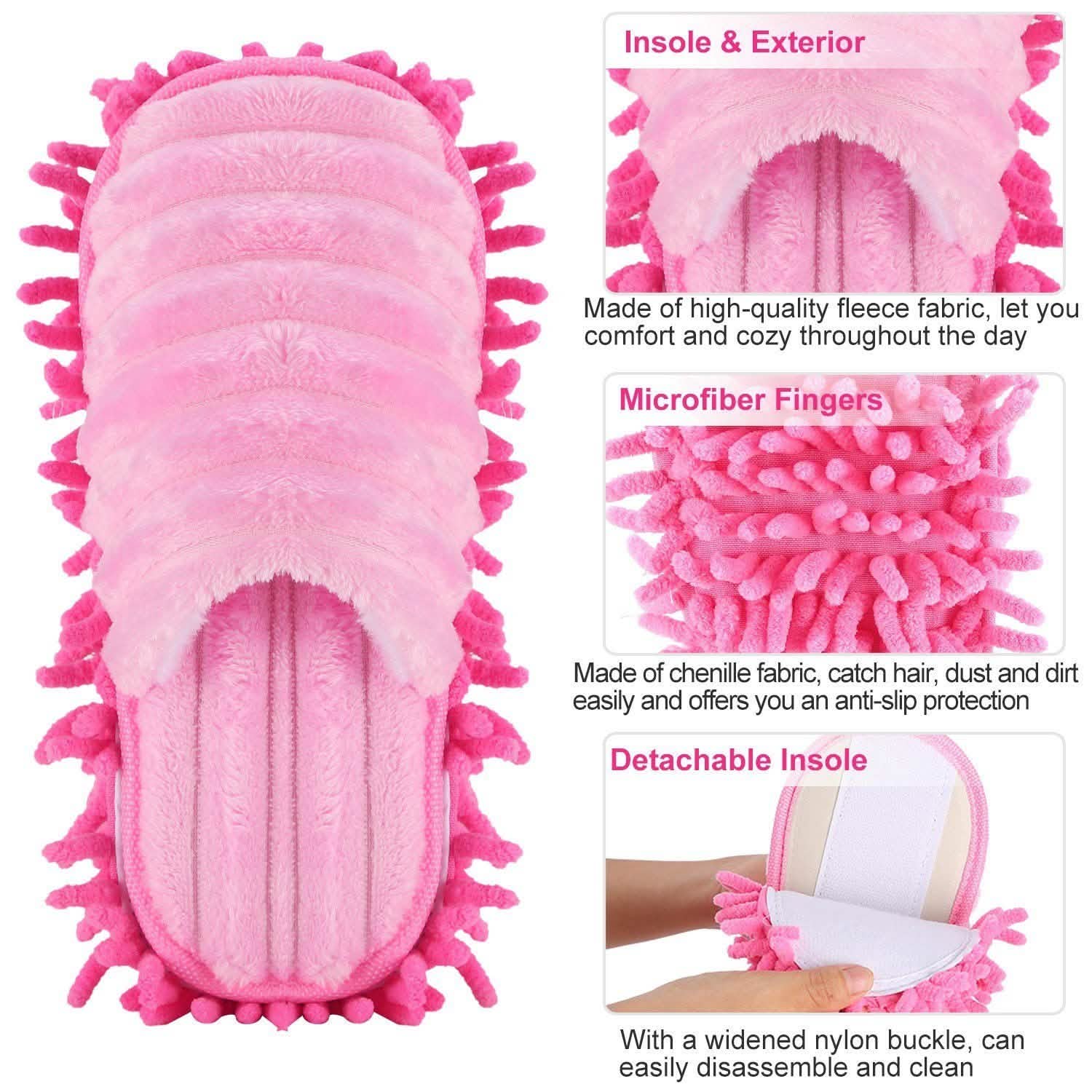 Mop Slippers Unisex Detachable Household Appliances - Tophatter Daily Deals