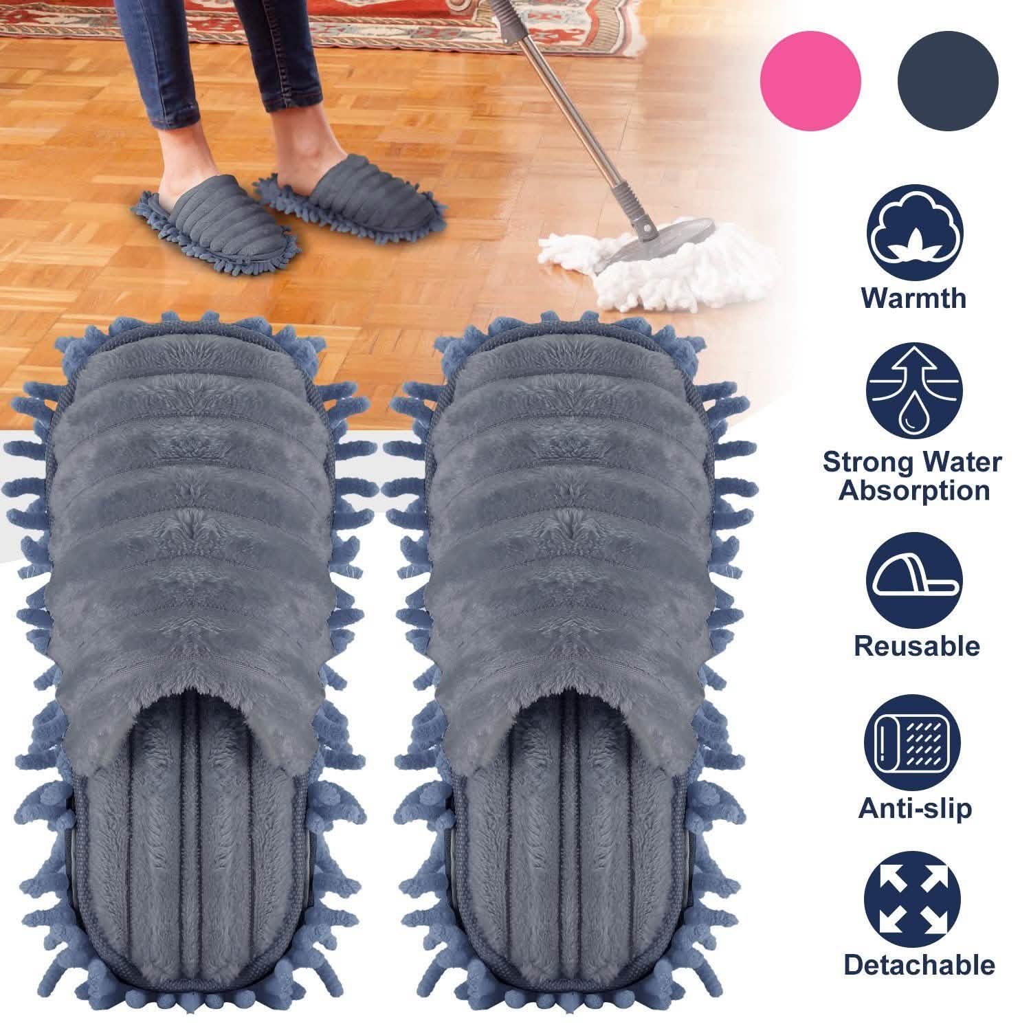 Mop Slippers Unisex Detachable Household Appliances - Tophatter Daily Deals