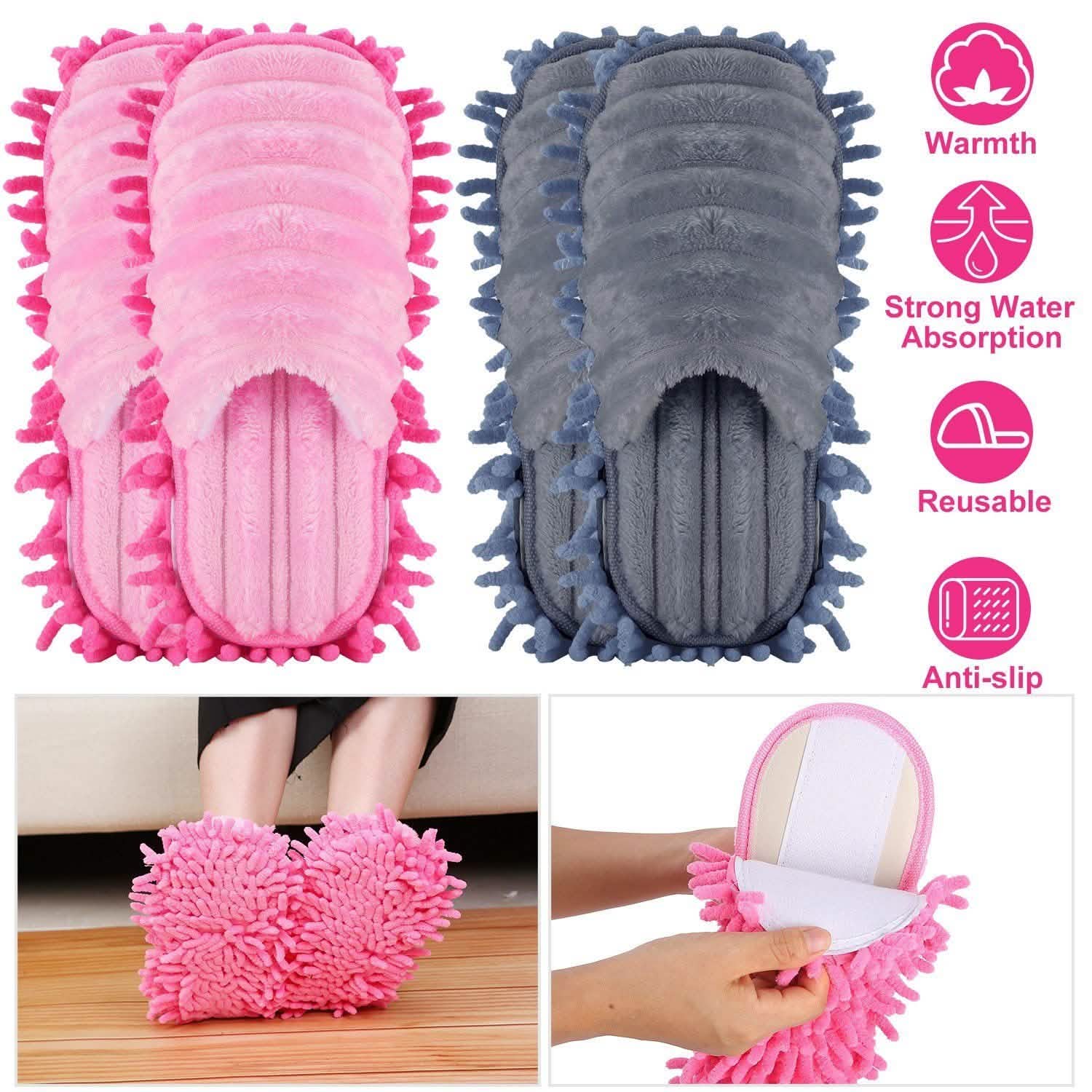 Mop Slippers Unisex Detachable Household Appliances - Tophatter Daily Deals