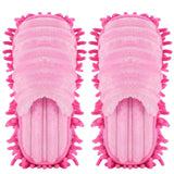 Mop Slippers Unisex Detachable Pink Household Appliances - Tophatter Daily Deals