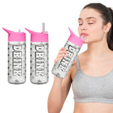 Motivational Leak Proof 32 Oz Water Bottles With Removable Straw Outdoor Recreation - Tophatter Daily Deals