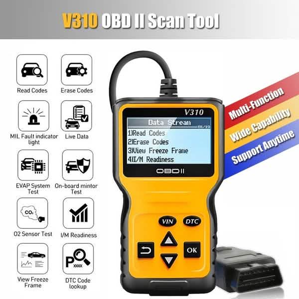 MOTOPOWER MP69033 OBD2 Scanner Universal Car Engine Fault Code Reader Automotive - Tophatter Daily Deals