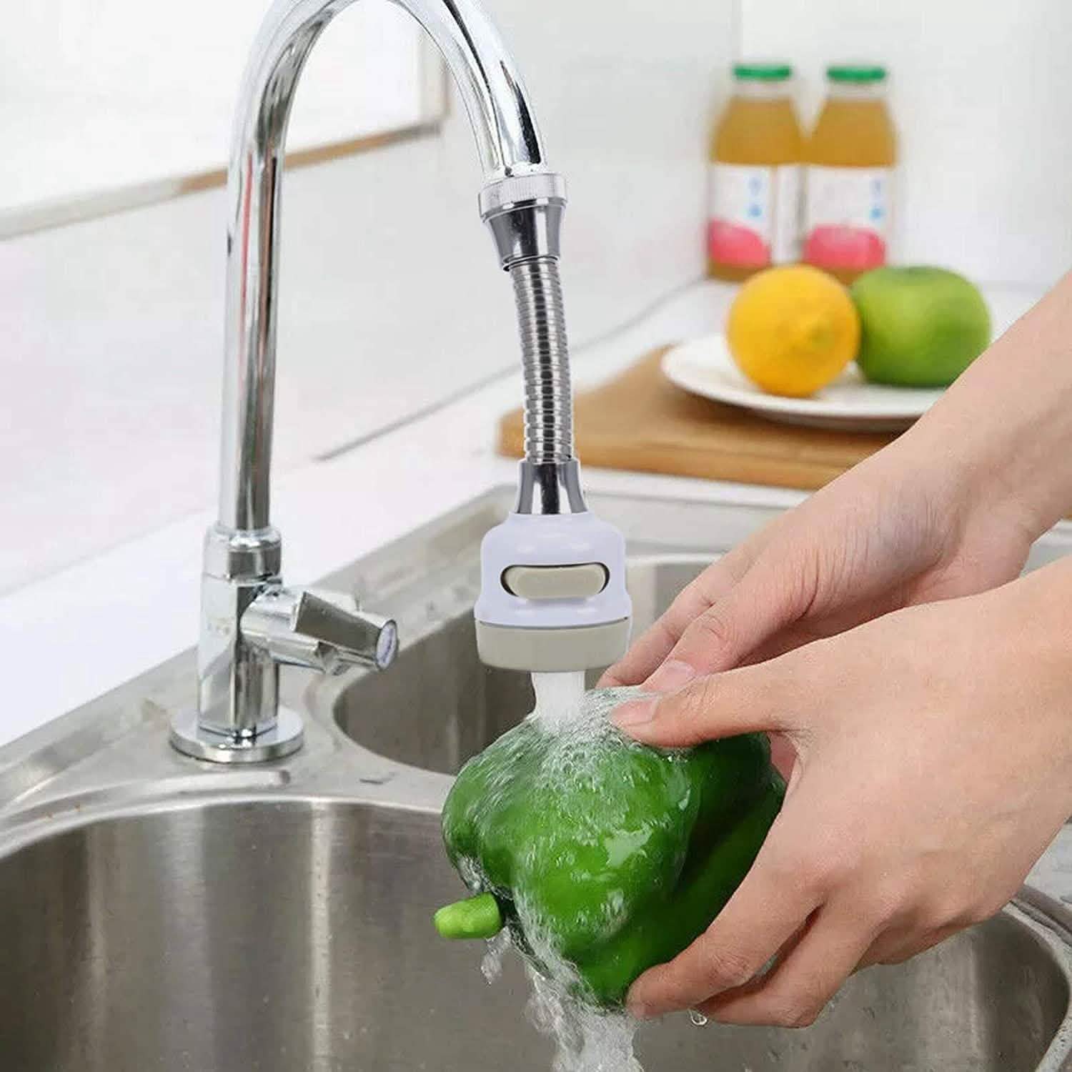 Movable Kitchen Tap Head 360° Rotatable Swivel Kitchen Tools & Gadgets - Tophatter Daily Deals