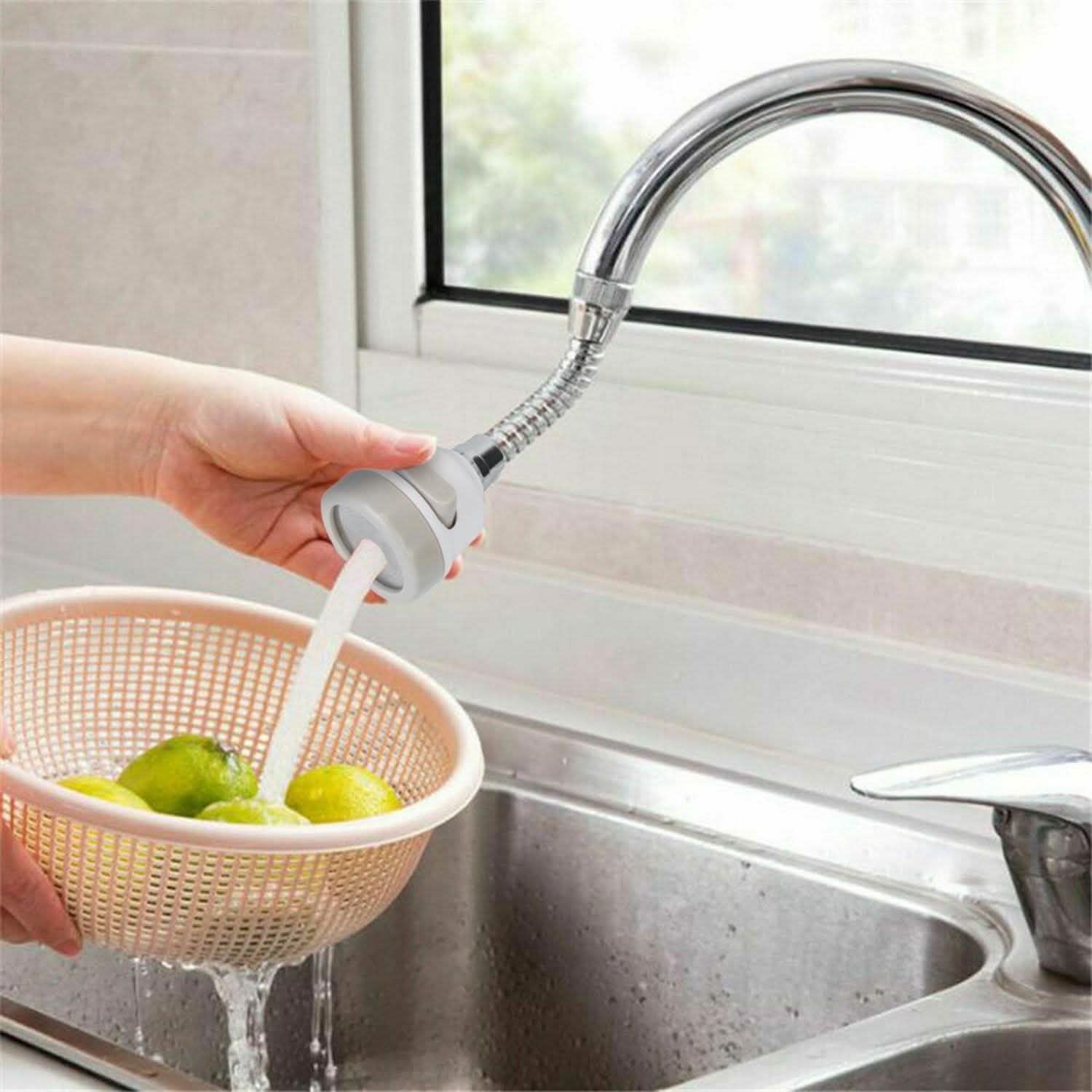 Movable Kitchen Tap Head 360° Rotatable Swivel Kitchen Tools & Gadgets - Tophatter Daily Deals