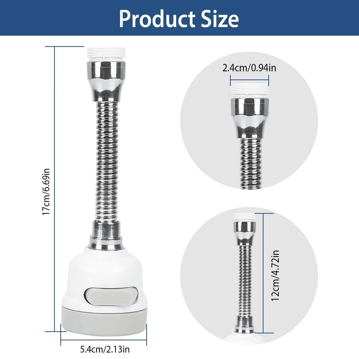 Movable Kitchen Tap Head 360° Rotatable Swivel Kitchen Tools & Gadgets - Tophatter Daily Deals