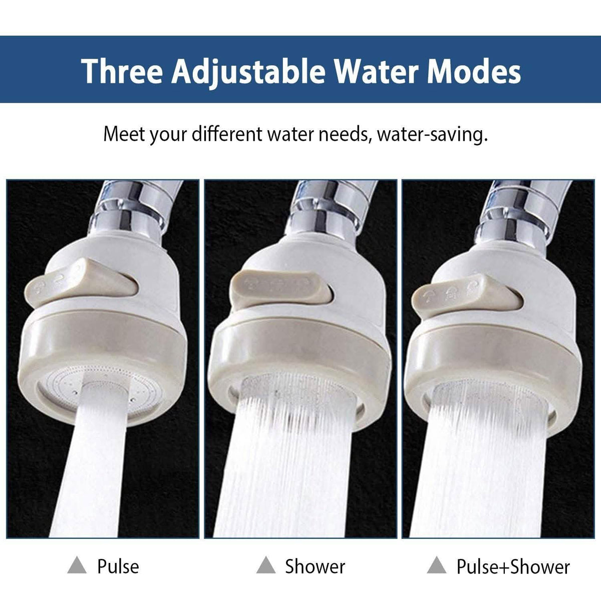 Movable Kitchen Tap Head 360° Rotatable Swivel Kitchen Tools & Gadgets - Tophatter Daily Deals