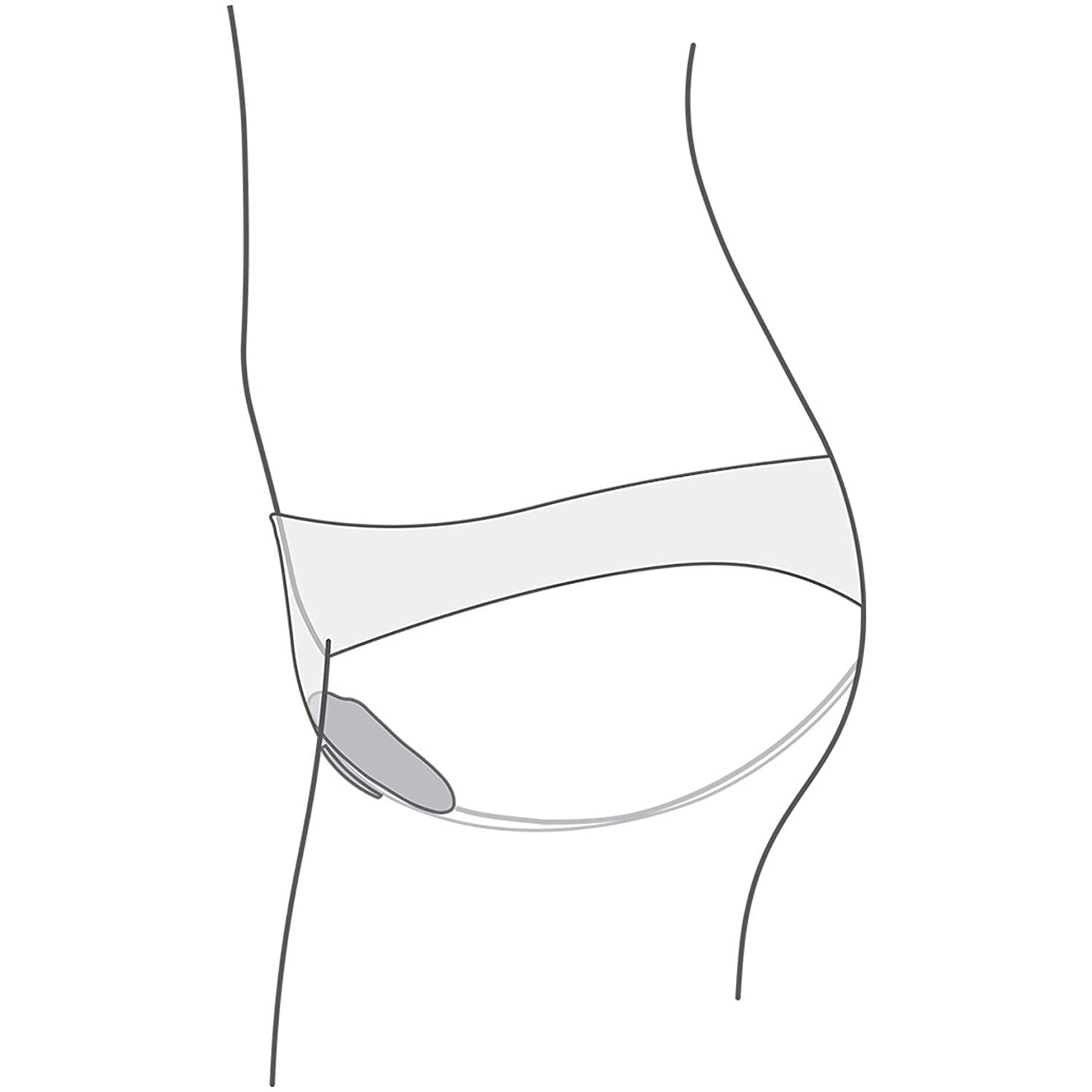 We-Vibe Moxie Wearable Panty Vibrator in Aqua Clitoral Vibrator - Tophatter Daily Deals