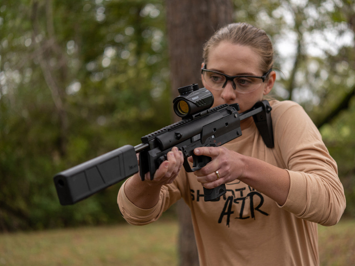 H&K MP7 Break Barrel Pellet Gun .177 - Tophatter Daily Deals