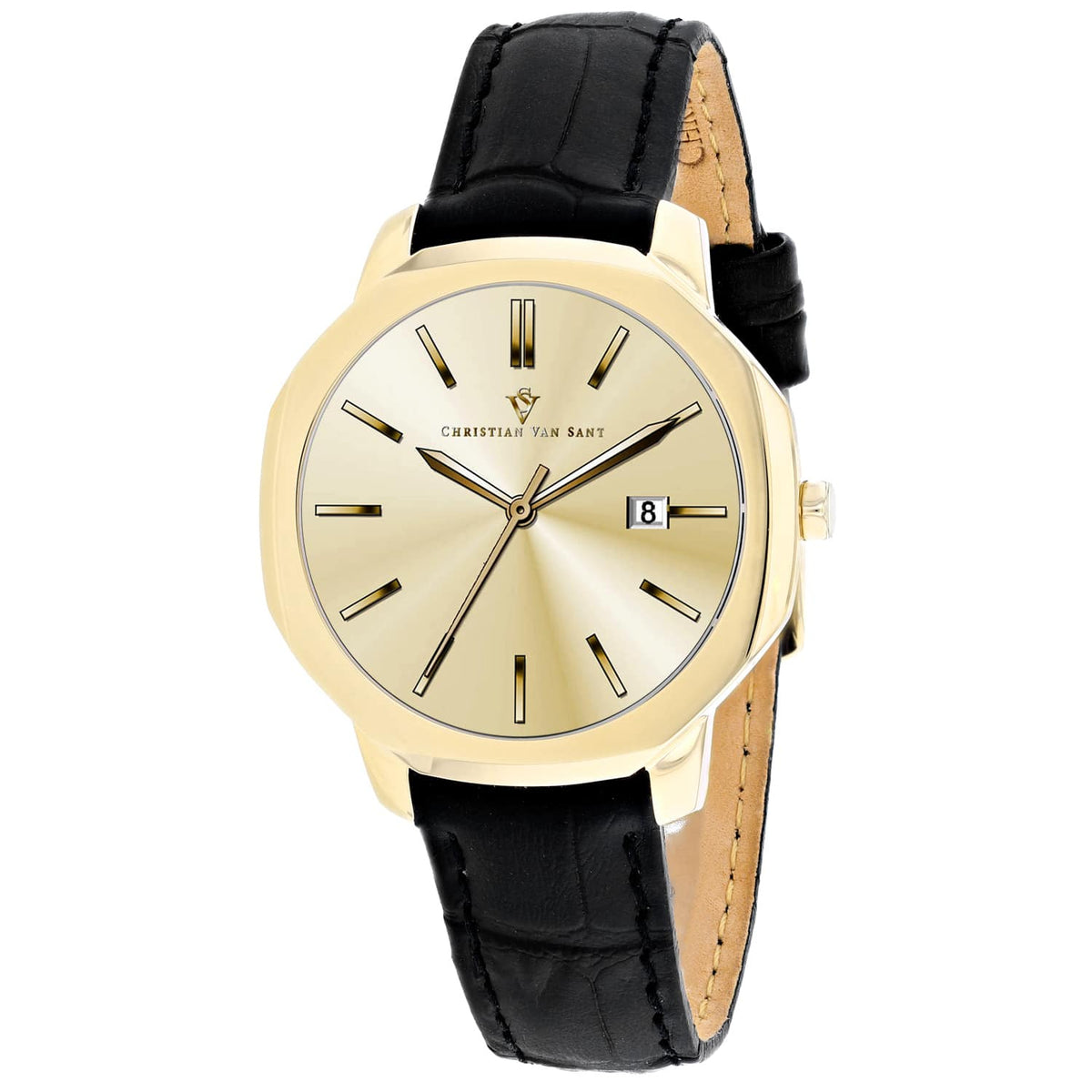 Christian Van Sant Women's Octave Slim // CV0508 Gold Watches - Tophatter Daily Deals
