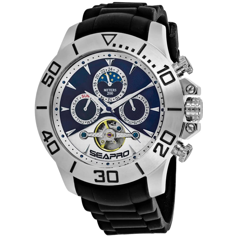 Seapro Men's Montecillo // SP5122 Blue and white Watches - Tophatter Daily Deals