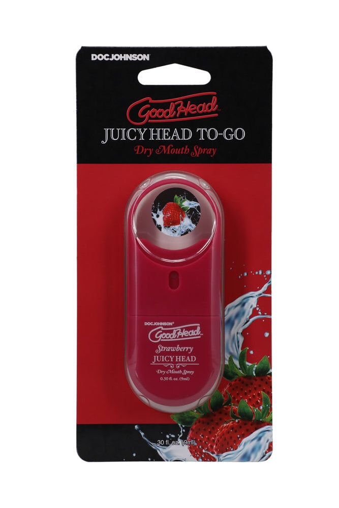 Doc Johnson - GoodHead - Dry Mouth Spray To-Go .30 fl. oz - Strawberry Liquid - Tophatter Daily Deals