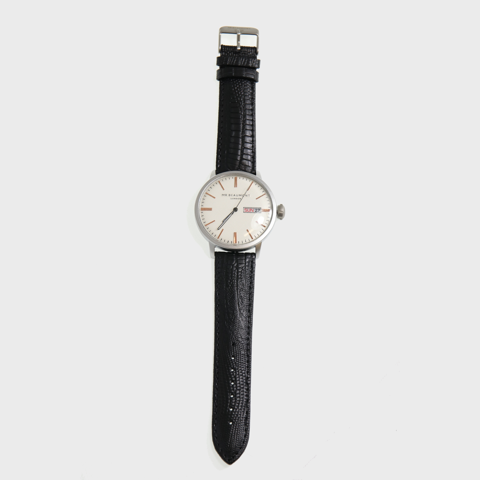 Mr Beaumont Mens Watch - Silver Case MB1803.2 Watch - Tophatter Daily Deals