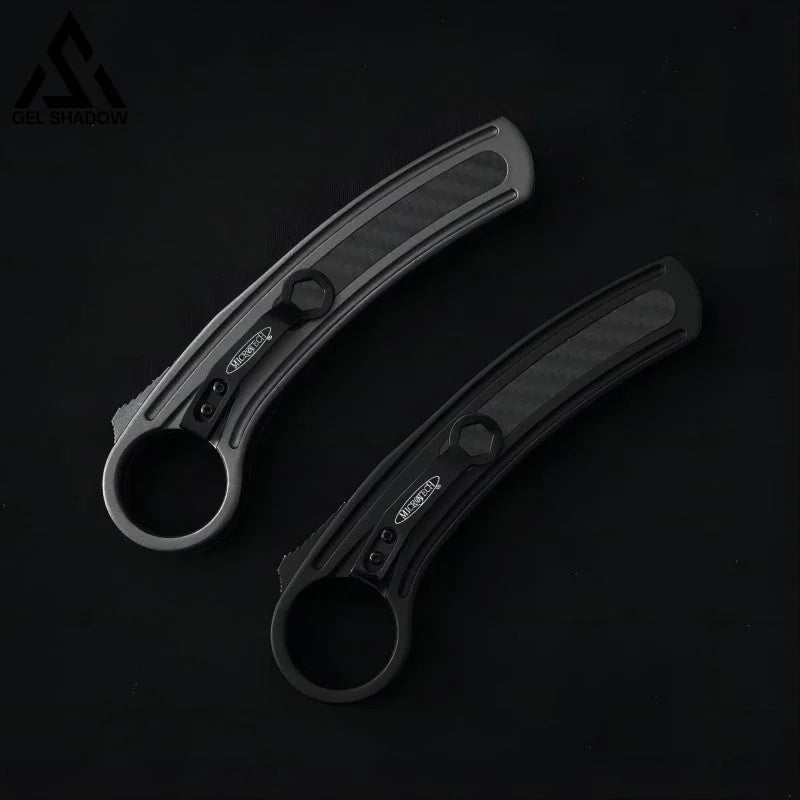 MT OT* Carbon fiber Knife NKMT287-GS12 Grey Pocket Knives - Tophatter Daily Deals
