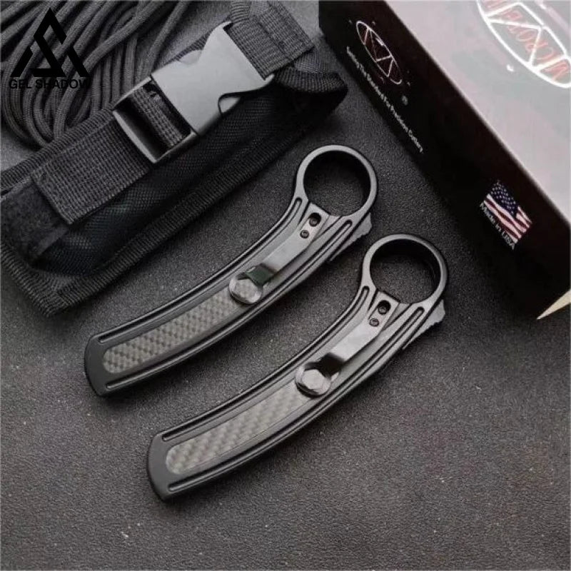 MT OT* Carbon fiber Knife NKMT287-GS12 Pocket Knives - Tophatter Daily Deals