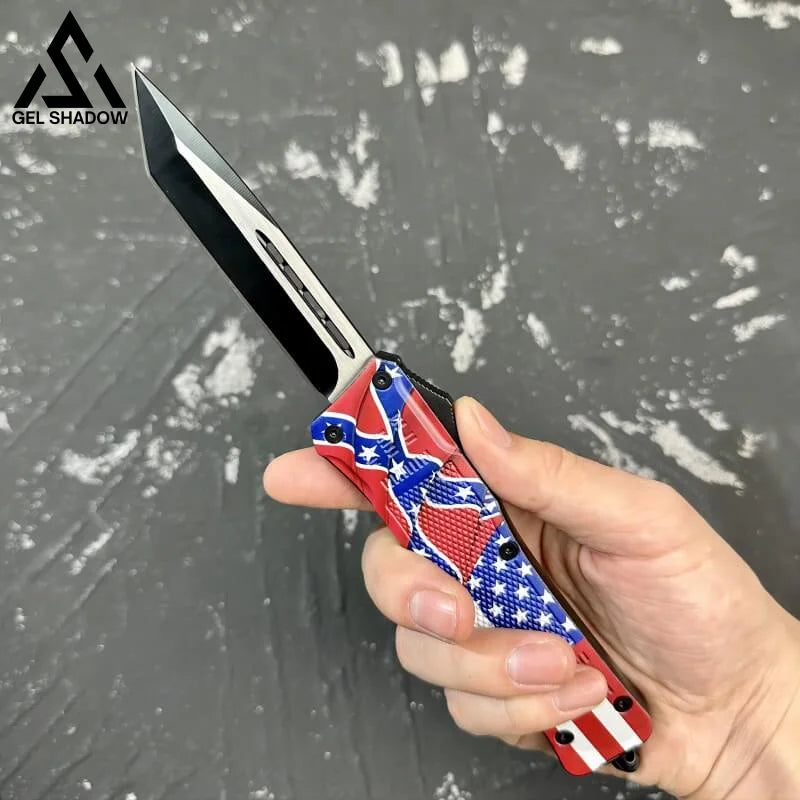 MT OT* Pocket KNIFE-GS11 National flag Pocket Knives - Tophatter Daily Deals