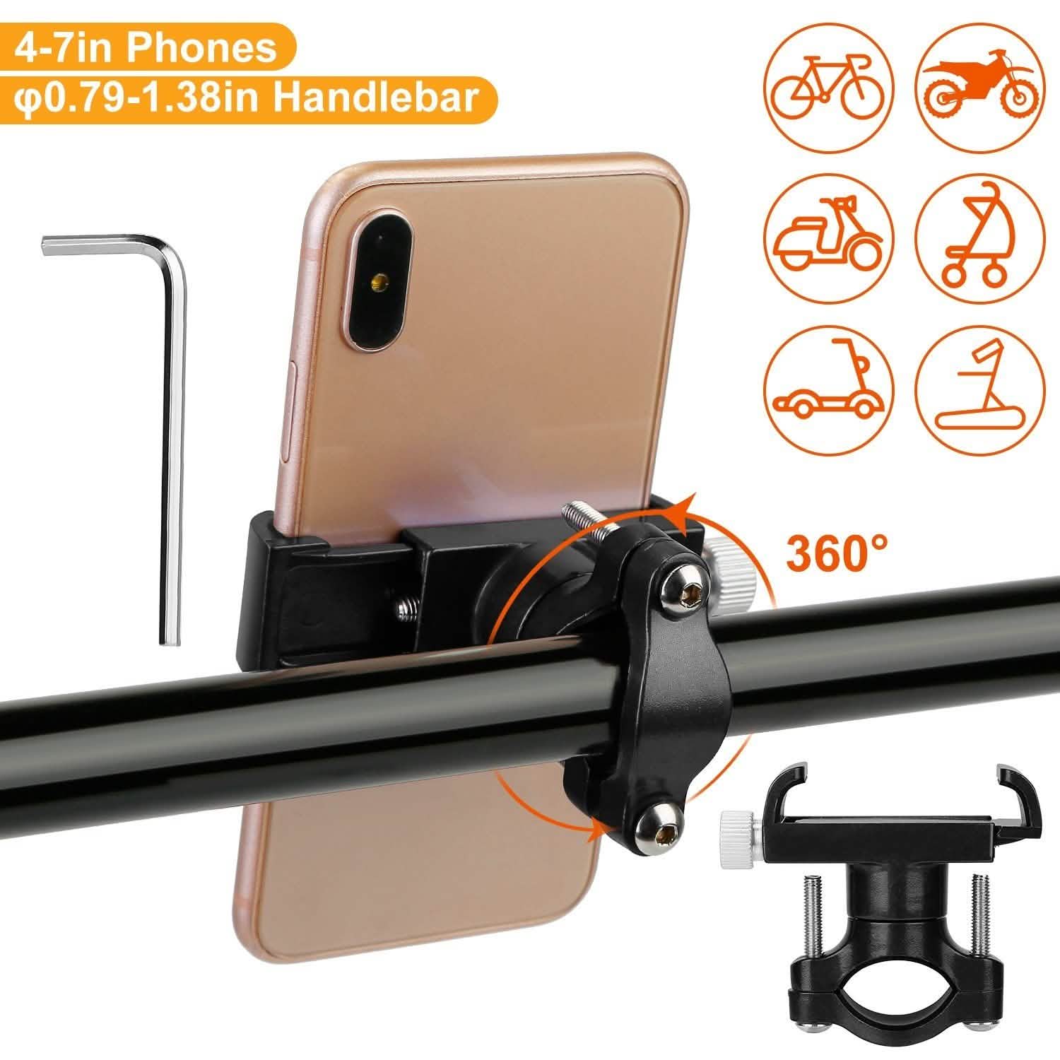 MTB Bike Handler Phone Holder Mobile Accessories - Tophatter Daily Deals