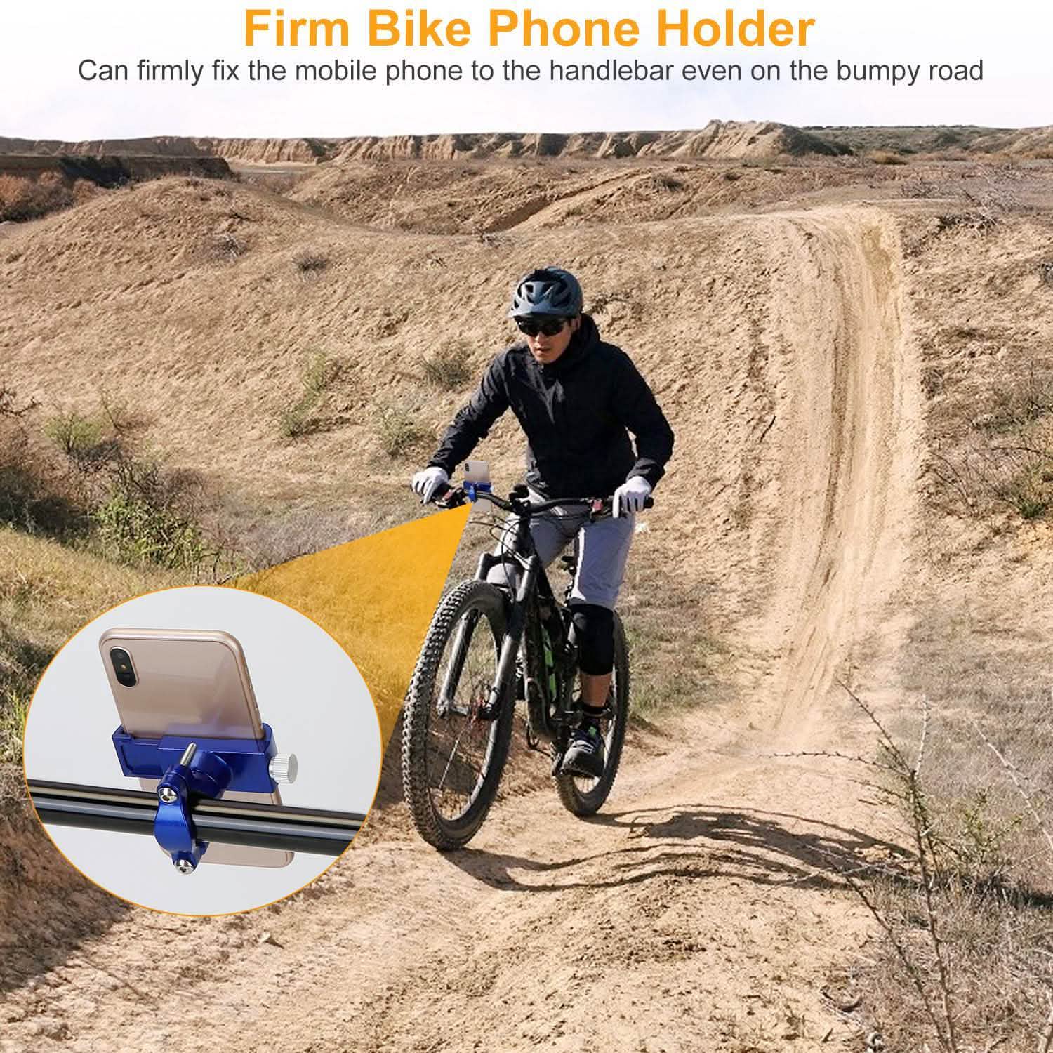 MTB Bike Handler Phone Holder Mobile Accessories - Tophatter Daily Deals