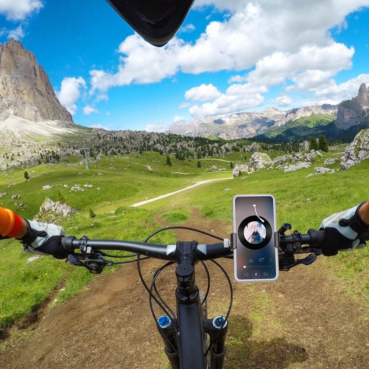 MTB Bike Handler Phone Holder Mobile Accessories - Tophatter Daily Deals