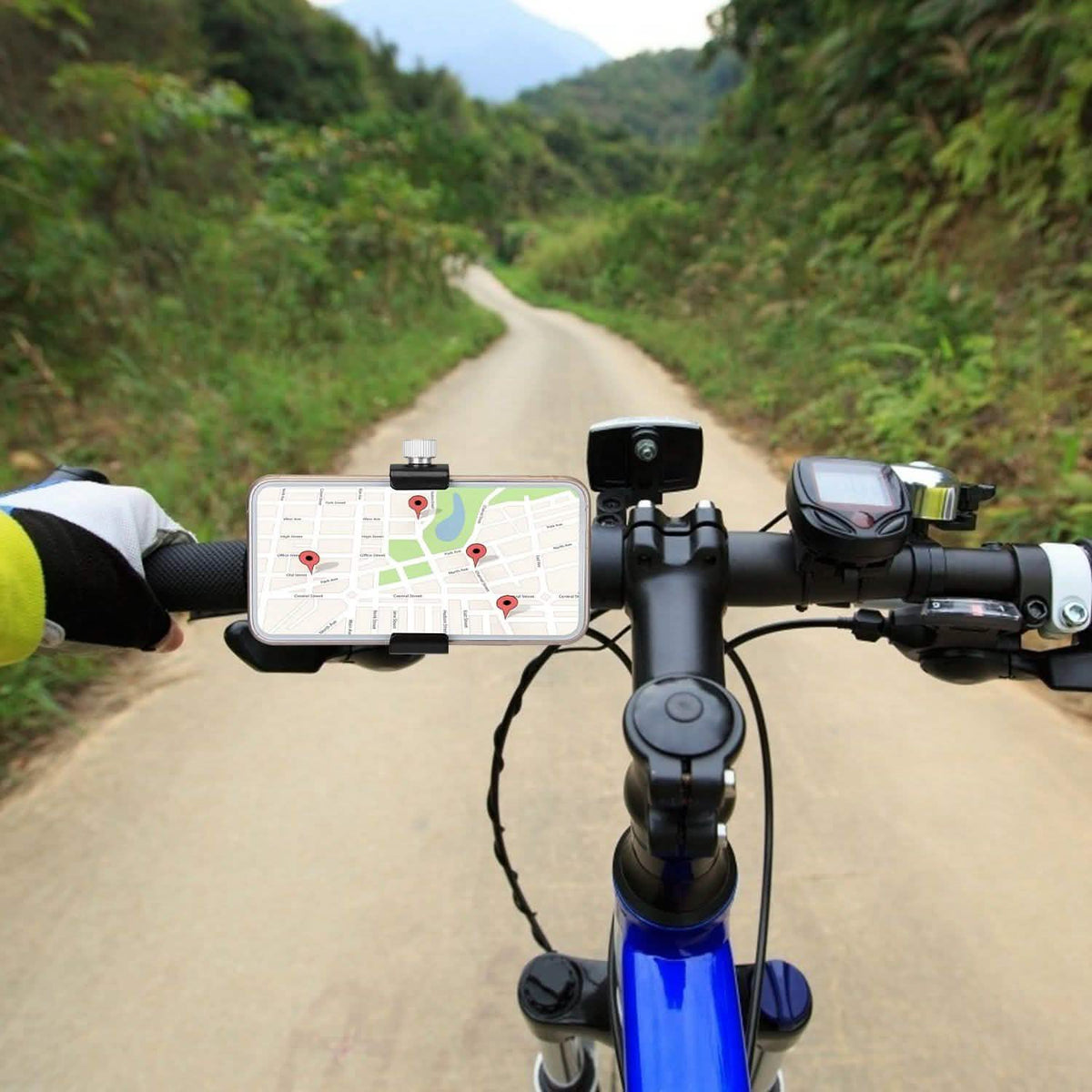 MTB Bike Handler Phone Holder Mobile Accessories - Tophatter Daily Deals