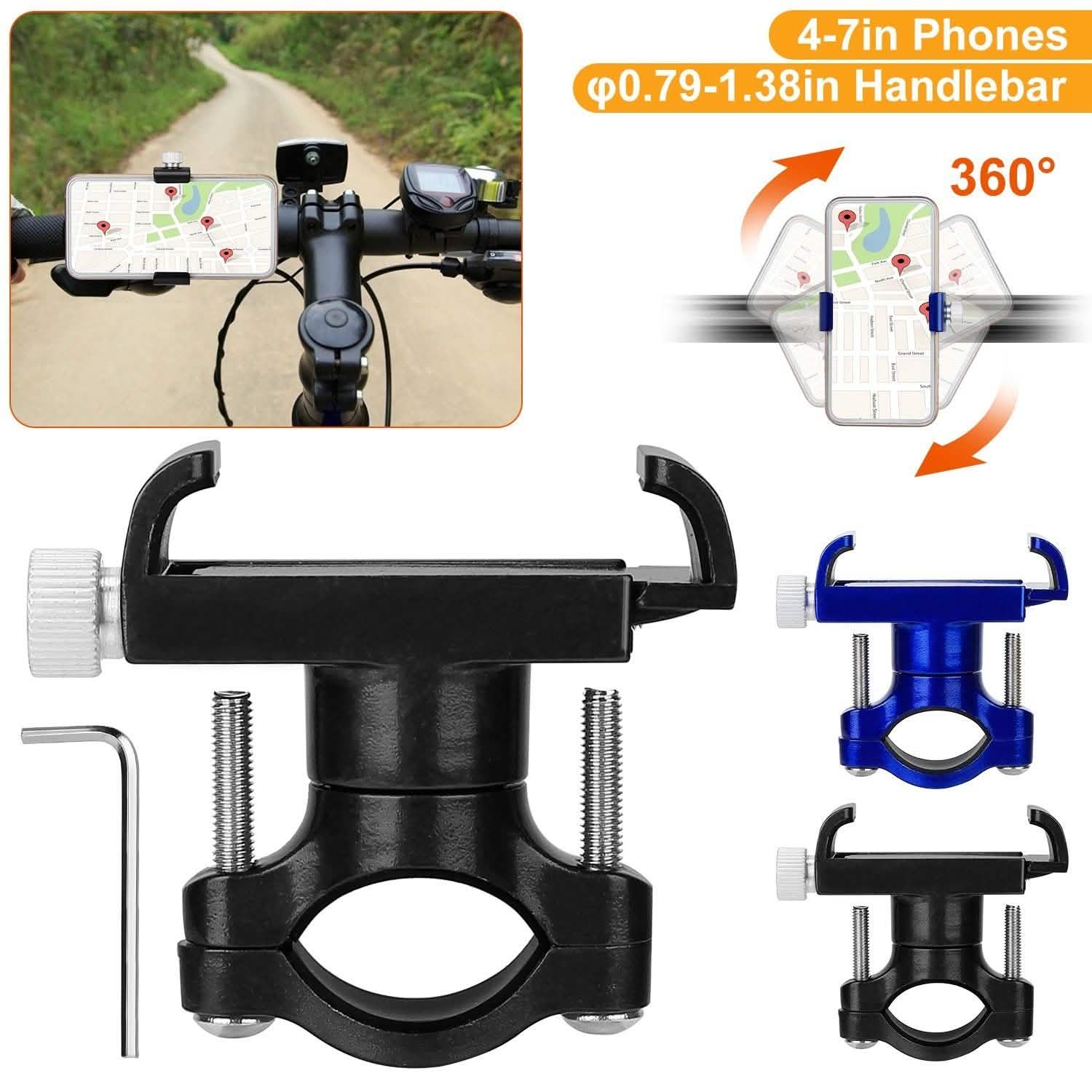 MTB Bike Handler Phone Holder Mobile Accessories - Tophatter Daily Deals