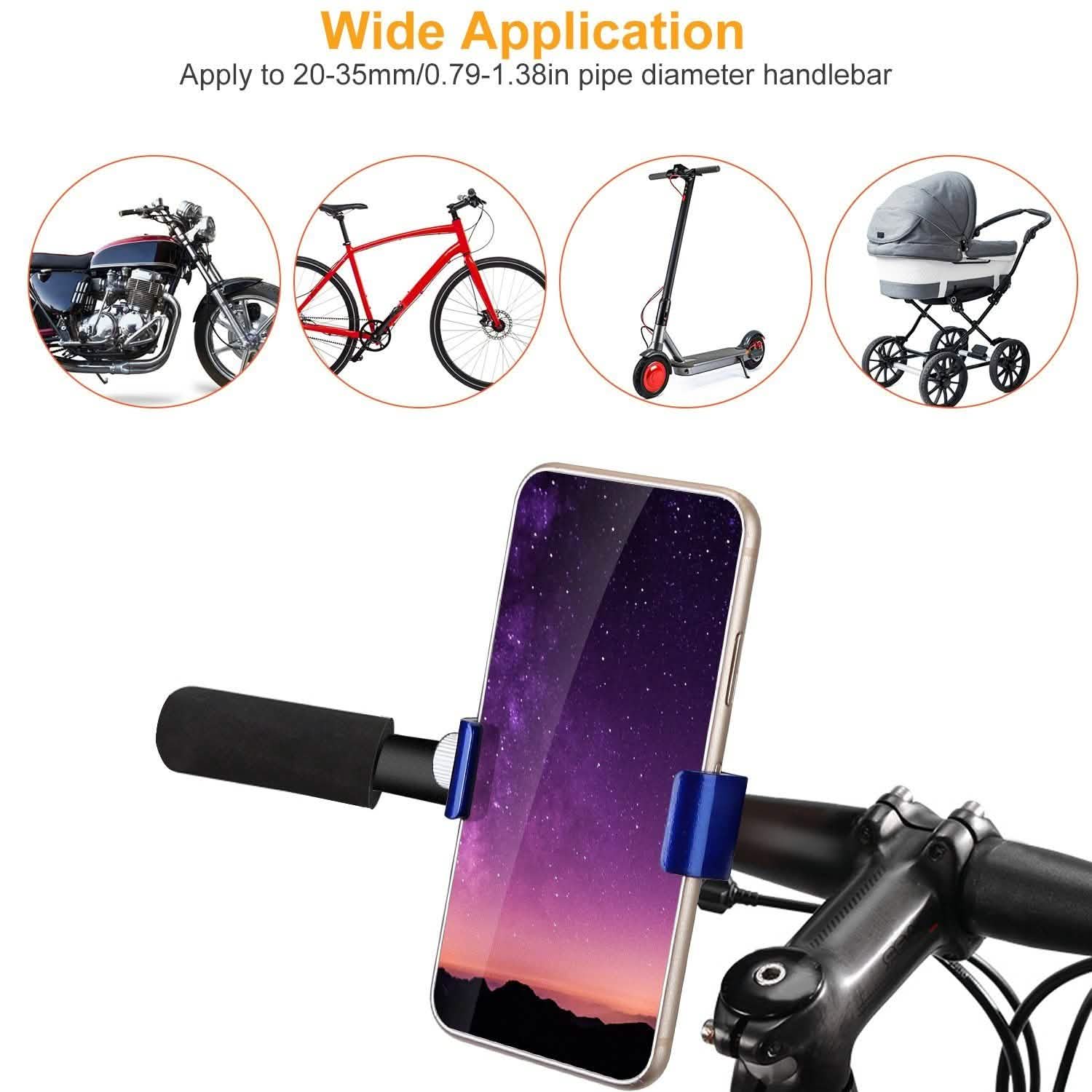 MTB Bike Handler Phone Holder Mobile Accessories - Tophatter Daily Deals