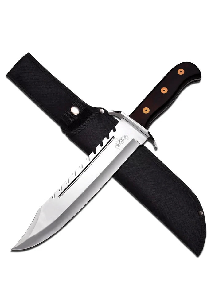 MASTER USA FIXED BLADE KNIFE 16.375" OVERALL - Tophatter Daily Deals